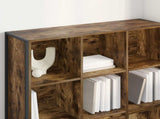 Book Cabinet 2 pcs Smoke Oak 99.5 x 30 x 108 cm Engineered Wood 3403024