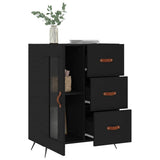 Sideboard Black 69.5x34x90 cm Engineered Wood 828013