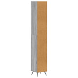 Bathroom Cabinet with Open Shelf BREDA Grey Sonoma 897481