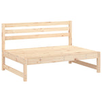 5 Piece Garden Lounge Set Solid Wood Pine 3186599