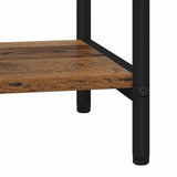 Bookshelf 4-Tier 80 x 30 x 146 cm Engineered wood Old Wood 879897