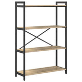 Bookshelf Sonoma Oak 80 x 30 x 120 cm Engineered Wood 868420