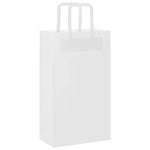 ZNTS Paper Bags 250 pcs with Handles White 21x11x36 cm 4101841