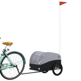 Bike Trailer Black and Grey 30 kg Iron 94119