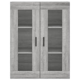 Wall Mounted Cabinets 2 pcs Grey Sonoma Engineered Wood 3197959