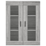 Highboard Grey Sonoma 69.5x34x180 cm Engineered Wood 3198487