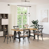 Dining Table NOAIN A-Shaped Legs 180x90x75 cm Solid Wood Pine 4100045