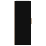 Wall Cabinet Black 69.5x32.5x90 cm Engineered Wood 812295