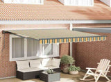 Awning Frame Green and Yellow 300 x 250 cm 3330175