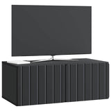 Wall-Mounted TV Cabinet Black 78.5 x 41 x 30 cm Engineered Wood 898346