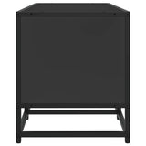 TV Cabinet Black 100x35x41 cm Engineered Wood and Metal 848834