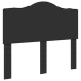 Bed Frame with Headboard Black 135 x 190 cm Solid Pine Wood 3413318