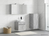 Bathroom Furniture Set 4 pcs Grey Sonoma 3407468