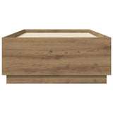 Bed Frame Artisian Oak 80 x 200 cm Engineered Wood 3429660