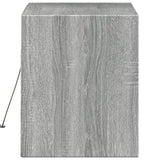 TV Wall Cabinet with LED Lights Grey Sonoma 80x31x35 cm 852360