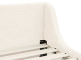 Children's Bed Frame with Headboard Cream 90 x 200 cm 42010884
