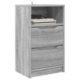 Bedside Table Grey Sonoma 40 x 30 x 467 cm Engineered Wood 888919