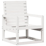 Garden Lounge Set White Solid Pine Wood Medium Modular 832553