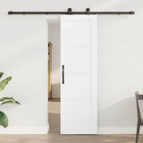Sliding Door ORKDAL White 61 x 198.5 cm Solid Pine Wood 3333465