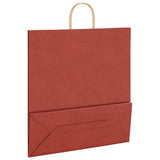 Paper Bags 250 pcs with Handles Red 45x17x48 cm 4101765