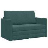 Sofa Bed Dark Green 124 x 204 x 61 cm Velvet 4106704