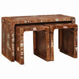 Nesting Tables Solid reclaimed wood 4104562