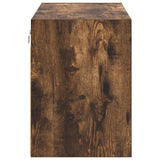 Garage Wall Cabinet Smoked Oak Engineered Wood 860651
