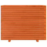 Garden Planter Wax Brown 90x60x72.5 cm Solid Wood Pine 3282606