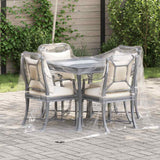Clear Tarpaulin with Eyelets 2x3 m PVC 4018592