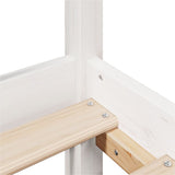 Bed Frame without Mattress White 120x200 cm Solid Wood Pine 3305825