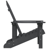 Garden Chair Anthracite HDPE Medium Durable Adirondack Chair 318638