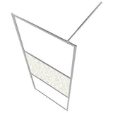 Shower screens Silver 80 x 195 cm Glass and Aluminium 146650