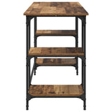 Desk with Shelf Old Wood 140 x 50 x 75 cm Engineered Wood 886268