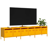 TV Cabinet Mustard Yellow 202x39x43.5 cm Cold-rolled Steel 3307152