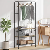 Clothes Rack Sonoma Oak 77 x 30 x 171 cm Engineered Wood 868464