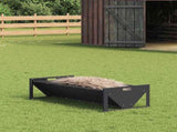 Livestock Feeding Trough Black 108 x 50 x 28 cm 874615