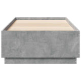 Bed Frame without Mattress Concrete Grey 100x200 cm 3209719