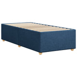 Bed Frame without Mattress Blue 100x200 cm Fabric 3284714