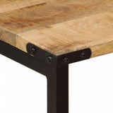 Nesting Coffee Tables 3 pcs Solid Wood Mango and Iron 358561