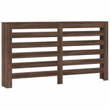 Radiator Cover Brown Oak 149x20x82 cm Engineered Wood 852705