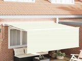 Retractable Awning Cream 300 x 200 cm Polyester and Aluminium 3329493