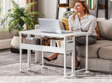 80 cm Drop Leaf Writing Work Desk - White T3398P344184