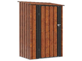 Garden Sheds Brown 103 x 74 x 200 cm Metal 42011294