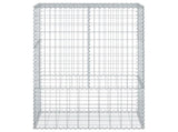 Gabion Basket with Cover 100x50x150 cm Galvanised Iron 3295154
