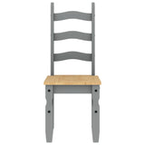 Dining Chairs 2 pcs Corona Grey 42x47x107 cm Solid Wood Pine 4005724