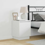 Bedside Cabinet 2 pcs White 39 x 34.5 x 50 cm Engineered wood 869595