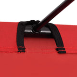 Camping Beds 2 pcs 180x60x19 cm Oxford Fabric and Steel Red 312485