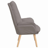 Armchair Taupe 69 x 74 x 93 cm Fabric 42001856
