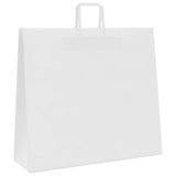 Paper Bags 250 pcs with Handles White 54x15x49 cm 4101850