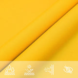 Sunshade Sail Oxford Fabric Rectangular 4x5 m Yellow 135601